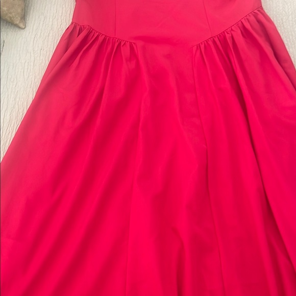 Red Strapless Dress - Picture 2 of 4